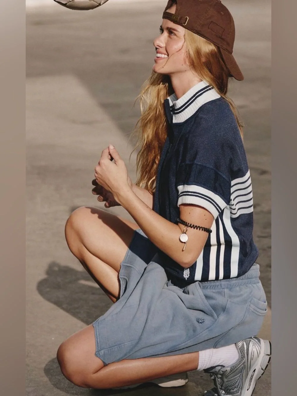 Free People All Or Nothing Tee. NWOT. Midnight navy